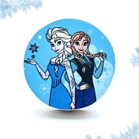 Handmade Pine Wood Frozen Themed Knob for Kids Furniture